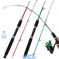KAREN Fishing Rod, Carbon 1.0m Length Spinning Rod, 2025 107g Lure Weight 2 Sections Travel Fishing 