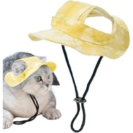 Small Dog Sun Hat，Dog Sun Hat |   Bucket Hat Dog Beach Hat |   Summer Sun Protection Hat，Adjustable 
