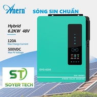 Biến Tần Hybrid Solar Inverter Anern 48V-6200W On /Off Grid Tie 6.2KW 48V-120A MPPT-PV 90-500VDC Có