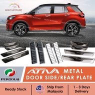 [MUST BUY] Perodua ATIVA Car Door Side Step Sill Plate Car Rear Bumper Guard Protector Accessories G