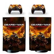 Gears of War PS5 Disc Skin Sticker for Console & 2 Controllers Decal Vinyl Protective PS5 Disk Skins