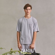 ZANPU SS25 Jersey T Shirt Genderless เสิ้อยืดคอกลม แขนสั้น ติดกระดุมคอหลัง BL-9250404