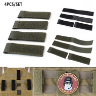 4 Pieces/Set Molle Vest Backpack with Adapter Patch Panel Hook and Loop Adapter Ribbon for Attaching