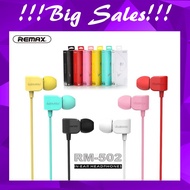 Original Remax Rm-502 Super Bass High Quality Wired Stereo Earphones with Mic Remax RM 502