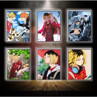 Kenma - Haikyuu color-changing 3D LED light painting - ANIME 3D LED light painting for desk and nigh