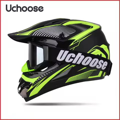 UCHOOSE Motorcycle Helmet Professional Motocross Off Road Helm Children Off-road Casque Capacete De 