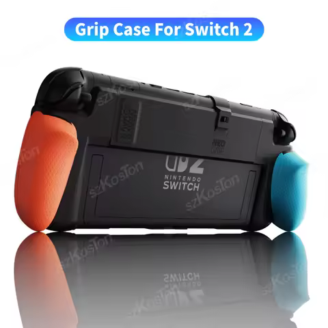 for Switch 2 NeoGrip with Replaceable Grip Protective Case Hard Shell Grips for Switch 2 Accessories