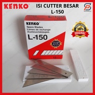 ISI CUTTER BESAR KENKO L150 1 PACK / REFILL MATA PISAU CUTTER KENKO