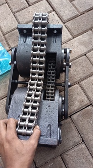 Rantai Ganda untuk Gearbox Transmisi Traktor CM18HP / Traktor Mini Roda 4
