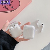 DGT Soft Transparent TPU Case for Airpods 1 2 i10 i11 i12 Inpods 12 Clear Bluetooth Earphone Headpho