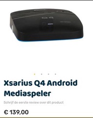Xserius Q4 android mediaspeler 4KUHD電視小盒子
