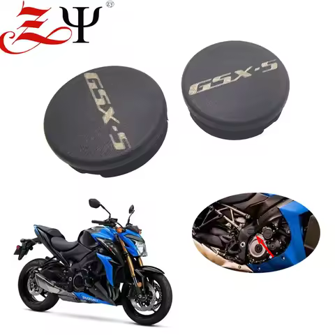 2PCS Fit For Suzuki GSX-S1000F GSX-S1000 GSX-S1000GT GSXS1000/F/GT 2015-2024 Frame Hole Cover Caps P