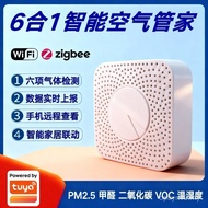 Tuya Smart Air Box PM2.5 Detector Formaldehyde VOC Carbon Dioxide Alat Pengukur Gas Berbahaya