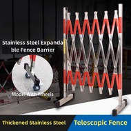 Retractable Fence Safety Fence Barrier 3M 6M Telescopic Fence Stainless Steel Expandable Barrier Typ