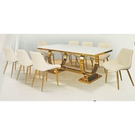 Meja makan 8 keruse + 6 keruse + only table 1+6 & 1+8  Dining chair + dining table
