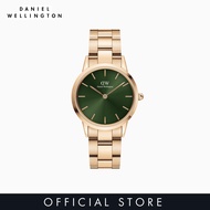 Daniel Wellington Iconic Link Emerald Watch 28/32/36mm Rose gold - Green dial - Watch for women and 