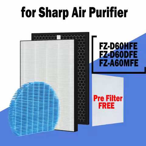 Hepa Filter FZ-D60HFE Deodorizing FZ-D60DFE FZ-G60DFE Humidifying Filter FZ-A61MFR for Sharp air pur
