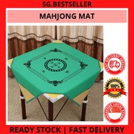 SG STOCK - Mahjong Poker tablecloth household thickened mat large 1M Leather Non-slip Square Belt Po