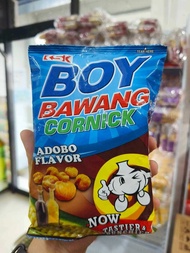 boy bawang cornick adobo / garlic / BBQ / chili cheese flavors sold per 3 packs Boy Bawang Cornick (