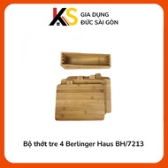 Set of 4 bamboo cutting boards Berlinger Haus BH/7213