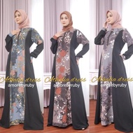 New Terlaris 1.1 Sale Athalia Dress Muslim Amore By Ruby Gamis Hitam