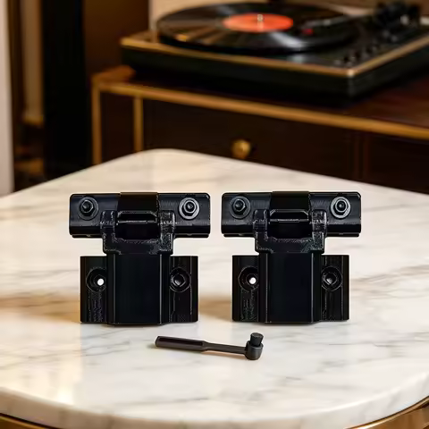 Black Dust Cover Hinges Set for Technics For SL1200 For MK2 MK3D For MK5 MK6 For SL1210 M5G Turntabl