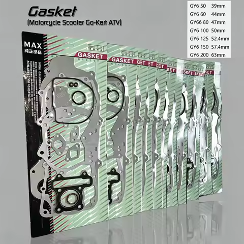 GY6 50cc 80cc 100cc 125cc 150cc 180cc 200cc Gasket 4-stroke 139QMB 137MQI 152QMI 157QMJ Scooter Moto