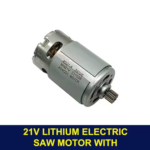Heavy Performance RS550 DC Motor 21V Ideal 28000RPM Speed for Electric Saw Cutting