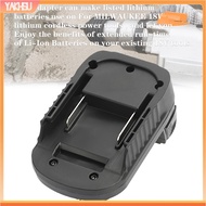 yakhsu|  MT20ML Battery Adapter Wear Resistant Replacement Fireproof ABS Portable18V to 18V Battery Converter for Makita