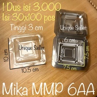 [1 Box] Mika MMP 6AA Size 7.5x7.5 cm contains 3,000 pcs Mika Cake Putu Ayu Bread Sponge Cake Bolen M