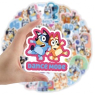 55PCS Cute Brui Bingo Stickers Funny Bandit Brandy Cattle Creative Decorative Graffiti Waterproof De