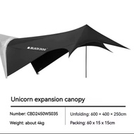 BLACKDOG UNICORN EXPANSION EXTEND FLYSHEET BUAT SHELTER AUTOMATIC BLACKDOG TENDA-HikeZone
