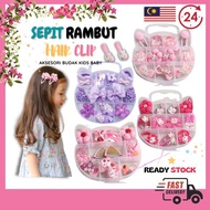 Fesyen Baby Kids Reben Sepit Rambut Girls Hello Kitty Hair Clip toys Getah Cekak Headband Bayi Budak