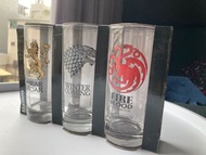 Game of Thrones 冰與火之歌 家徽玻璃杯