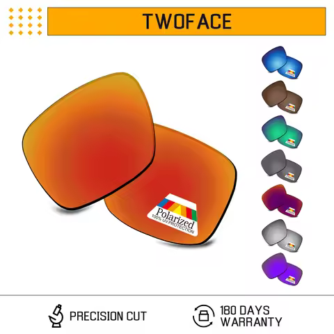 Bwake Polarized Replacement Lenses for-Oakley TwoFace OO9189/Asian Fit OO9256-60mm Sunglasses Frame