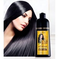 Mokeru 500ml Natural Ginger Essence 5 Mins Fast Hair Dye Shampoo Instant Cover White Hair Permanent 