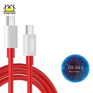 mingxuan2 Type C USB SUPERVOOC 2.0 Fast Charging Cable For OnePlus 9R 10 Pro 10R 11 11R 12 13 Nord 2