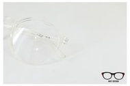 【My Eyes 瞳言瞳語】ABBA 透明色大圓形膠框眼鏡 輕盈好戴 清爽自然風格 TR90材質 韓國製 (703)