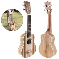 21 Inch Soprano Ukulele Zebra Wood 15 Fret Four Strings Guitar Ukelele Musical