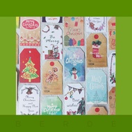 Christmas Tags Assorted Designs - Gift Tags with twine - 20 pcs Christmas Gift Tag