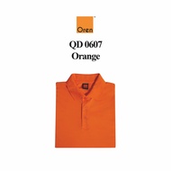 OREN SPORT QD0607 Orange Quick Dry Polo T-Shirt Unisex Sportswear Cool Fit Microfiber NTMY.os