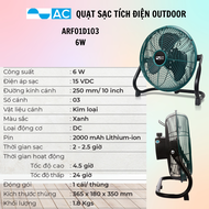 Quạt Sạc Tích Điện AC ARF01D113/ARF01D103/ARF02D123/ARF01D163 - Quạt Tích Điện Siêu Tiện Lợi - Hàng 