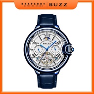 Buzz  Germany Jam  Tangan Lelaki Men's Leather Automatic Watch BZ-3013