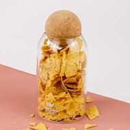GLASS JAR WITH BALL COVER / SNACK JAR / BALL COVER JAR / GLASS FOOD STORAGE JAR / GLASS STORAGE JAR
