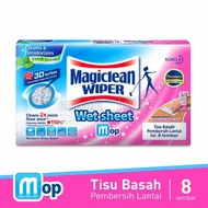 MAGICLEAN Wiper Wet Sheet [8 Sheets] | TISSUE | Cleaner | CLEAN CLEAN