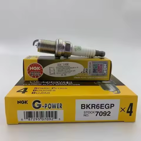 Original NGK BKR6EGP 7092 Platinum Spark Plugs For Roewe MG3/5/7 BMW BEN-Z VW Audi Toyota Lexus BYD 