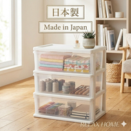 JEJ  闊型3層儲物櫃附滾輪 | 衣箱 | 收納 | 抽屜 | 日本製 | JEJ-258180