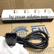 Broco pdu converter converter iec plug Ups Apc c14 4 Cable Holes 2M