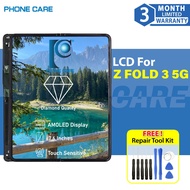 COMPATIBLE FOR Samsung Galaxy Z FOLD 3 5G F926 LCD DISPLAY GLASS SKRIN INNER LCD SCREEN WITH TOOL RE