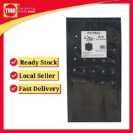 TRIO Polybag / Polibeg Hitam Tebal 16"x16" - 400g